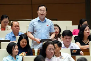 Đại biểu Trần Văn Khải (Đoàn đại biểu Quốc hội tỉnh Hà Nam) bày tỏ băn khoăn về việc định giá đất.