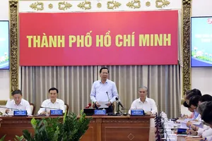 Chủ tịch UBND TP.HCM Phan Văn Mãi phát biểu kết luận.