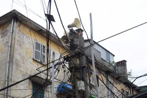 Hà Nội: Loa phường 4 quận nội đô chỉ phát khi khẩn cấp