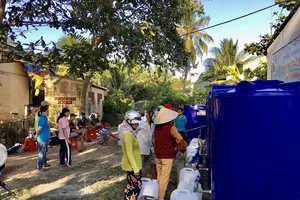 Bộ TN&MT bàn giao công trình nước ngọt tại Bến Tre