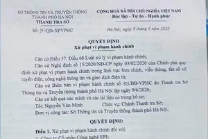 Bị phạt 25 triệu do đưa tin sai về Thứ trưởng Bộ công an