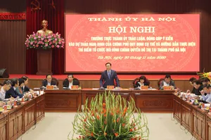 Hà Nội lấy ý kiến dự thảo Nghị định về chính quyền đô thị