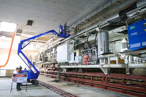 Đang lắp đặt 'quái thú' đào hầm Metro Nhổn - Ga Hà Nội