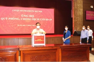 Hà Nội kêu gọi ủng hộ Quỹ phòng, chống dịch COVID-19 