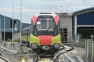 Chùm ảnh: Vận hành thử nghiệm tuyến metro Nhổn - ga Hà Nội