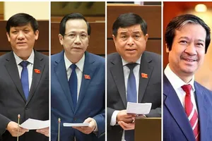 4 bộ trưởng Y tế, Giáo dục, Kế hoạch và Đầu tư, Lao động sẽ trả lời chất vấn 