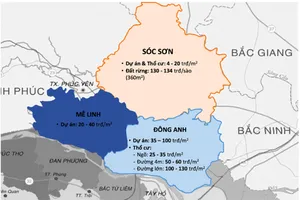 Hà Nội trình phương án phát triển 2 thành phố trực thuộc