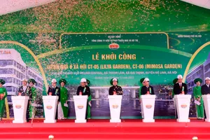 Hà Nội khởi công hai dự án nhà ở xã hội ở Mê Linh