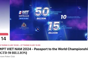 Hà Nội kiểm tra giải Poker tiềm ẩn nguy cơ đánh bạc trá hình