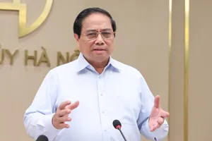 Thủ tướng Phạm Minh Chính làm việc với Ban Thường vụ Thành ủy Hà Nội