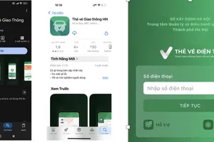 Từ 1-8, hành khách có thể dùng vé ảo để đi tàu điện ở Hà Nội