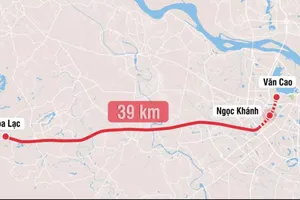 Hà Nội phê duyệt phương án tuyến đường sắt đô thị số 5 Văn Cao - Hòa Lạc