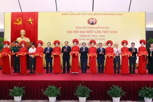 Khai trương Trung tâm Báo chí phục vụ Đại hội Đảng bộ TP Hà Nội lần thứ XVIII