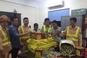 Bắt 1 xe chở hơn 63 ký pháo lậu