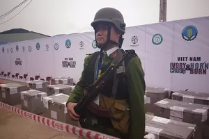 Lần đầu tiên Việt Nam tiêu hủy hơn 2.000 kg ngà voi