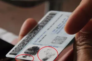 Lo lắng vì CMND 12 số bị mờ, bong tróc