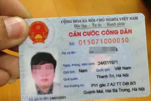 Không có quy định in số CMND lên căn cước