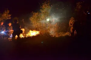 Công an điều tra vụ cháy lịch sử ở rừng Sóc Sơn 