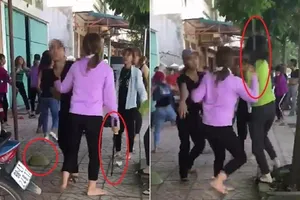Điều tra 2 nhóm thiếu nữ cầm gậy sắt đánh nhau túi bụi