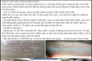 Thực hư xe chở quần áo từ thiện lên Yên Bái bị xử phạt