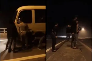 Hình sự vào cuộc vụ livestream chặn ô tô xin tiền