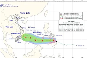 Bộ Công an chỉ đạo khẩn ứng phó bão Sanba
