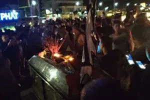 Bắt nhiều đối tượng chống đối công an vụ quan tài 'diễu phố'