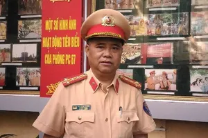 Trưởng phòng CSGT Hà Nội Đào Vịnh Thắng nghỉ hưu