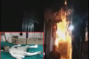 Cha dượng tạt xăng đốt tử vong bé trai 6 tuổi 