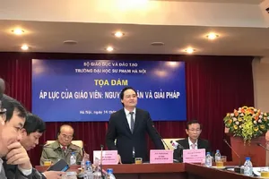 Bộ trưởng Nhạ: Không để người thầy cô đơn trước áp lực nghề