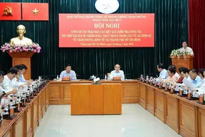 Công bố kết quả kiểm tra thu hồi tài sản tham nhũng tại TP.HCM