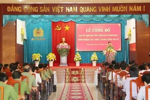 Thêm 1 tỉnh bố trí 100% công an chính quy về xã