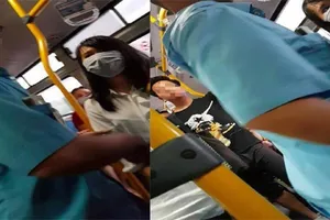 Lại thêm một người đàn ông thủ dâm trên xe buýt