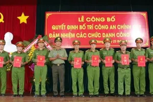 Thêm 1 tỉnh bố trí 100% công an xã chính quy