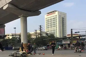 Va chạm với xe tải, ông cùng cháu nhỏ tử vong thương tâm