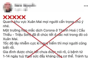 1 thanh niên bị phạt 10 triệu vì tung tin nhảm virus Corona