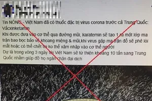 Triệu tập thanh niên bịa tin dùng ma túy để trị virus Corona