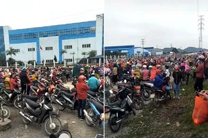 Chính quyền thông tin vụ công nhân tập trung ở công ty may