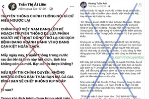 Bộ Công an: Kẻ phản động xuyên tạc về dịch COVID-19