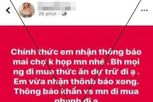 Lên Facebook tung tin chợ đóng cửa, cô gái bị phạt 12,5 triệu
