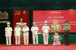 Sáp nhập nhiều trường Công an nhân dân