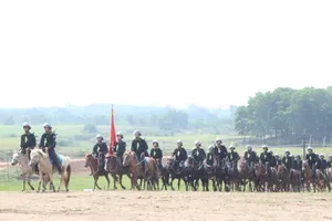 Kỵ binh Bộ Công an đã thuần hóa được hơn 60 con ngựa