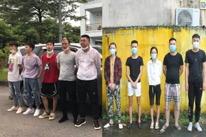 10 người Trung Quốc vượt biên trái phép vào Nha Trang, TP.HCM