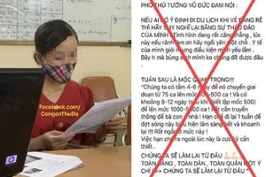 Một Facebooker bịa lời Phó Thủ tướng về COVID-19 bị triệu tập