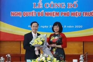 Đại học Luật Hà Nội có tân Phó hiệu trưởng