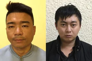 Hai bị can Chu Danh Giang (trái) và Nguyễn Trọng Toại. Ảnh: CACC