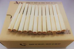 Cục CSGT thử nghiệm ống thổi nồng độ cồn làm từ tre