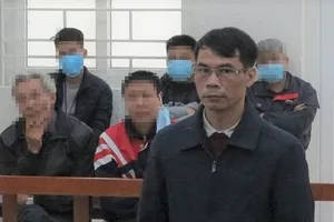 Bị cáo Nguyễn Văn Huyền tại tòa