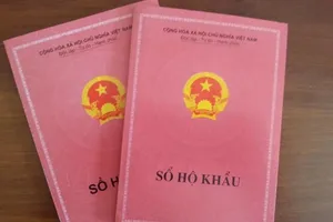 Từ 1-7: Thu hồi sổ hộ khẩu khi công dân thay đổi thông tin