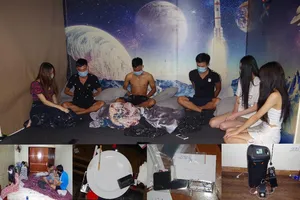 Nhóm hotgirl cùng 7 nam thanh niên thuê khách sạn để bay lắc ma túy